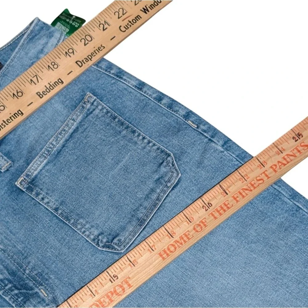 NWT Gap High rise 70's flare medium wash stretch throwback patch pocket size 20